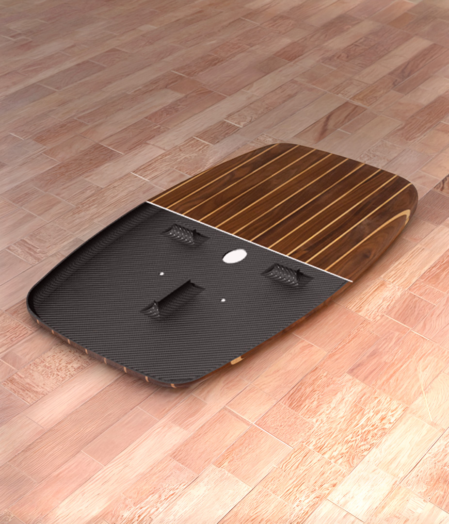 Componente Armour Moitech che unisce fibra di carbonio e legno per design nautico su misura - 10