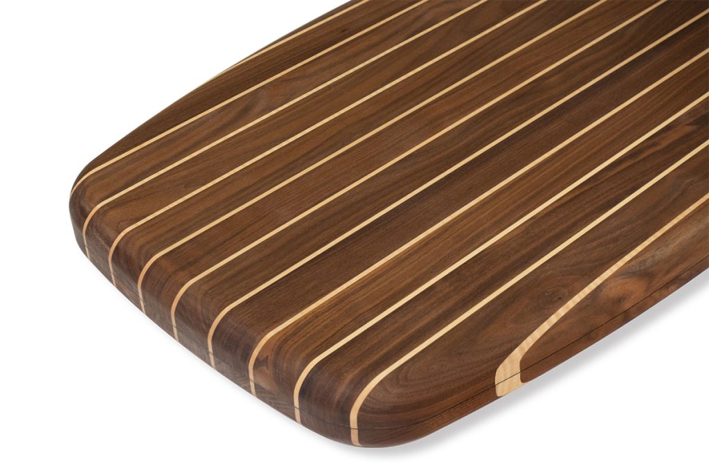 Armour component by Moitech combining carbon fiber and wood for custom nautical design - 3