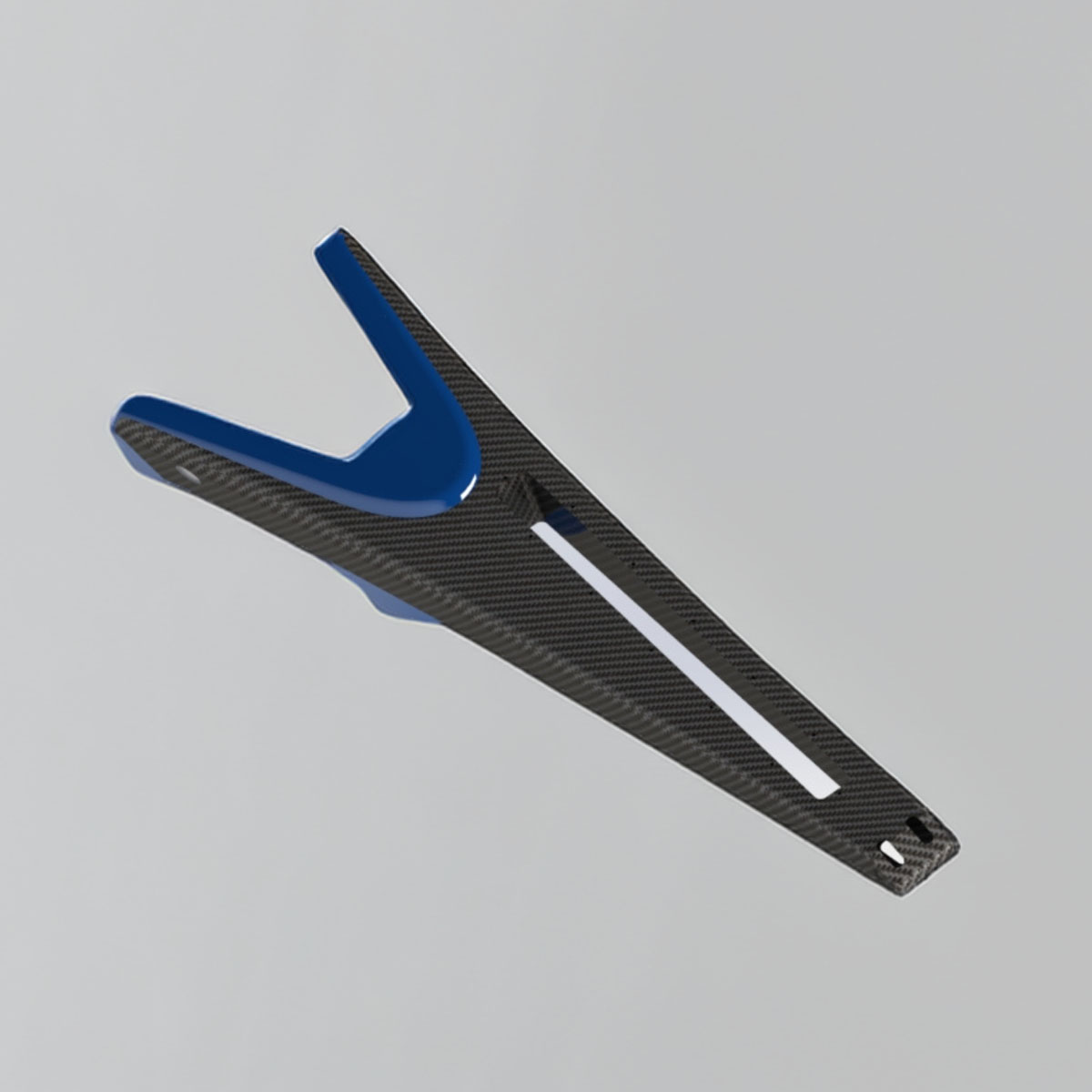 Custom carbon fiber bowsprit developed by Moitech: from CAD 3D modeling and lamination to final test fitting on site. - 3